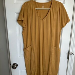 J. Jill Mustard Midi Dress